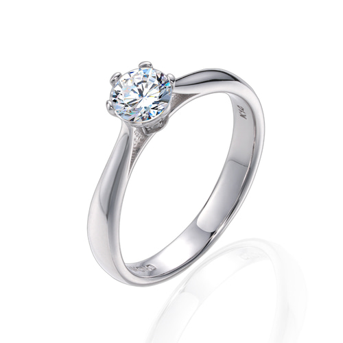 5부 랩 다이아몬드 14k 18k 결혼 프로포즈 반지 티니 HNLDR053