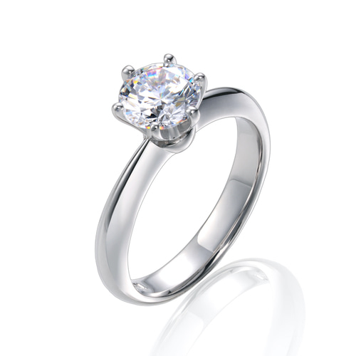 7부 랩 다이아몬드 14k 18k 프로포즈 결혼 반지 피카 HNLDR075