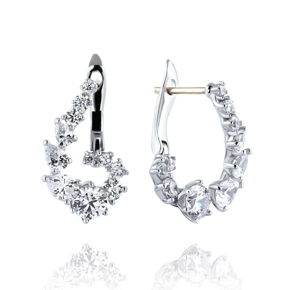 3부 다이아몬드 귀걸이 웨딩 프로포즈 14k 18k 기념일 선물 마벨 HNDER03925